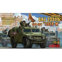 135 meng russian gaz 233115 spn spv tiger m armoured vehicle model kit