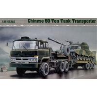 135 trumpeter chinese 50 ton tank transporter