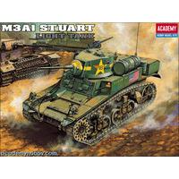 1:35 Us M3a1 Stuart Light Tank Model Kit