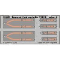 1:32 Eduard Photoetch Tempest Mk.v Seat Belts Steel (sp. Hobby).