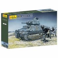 135 heller somua army tank model kit