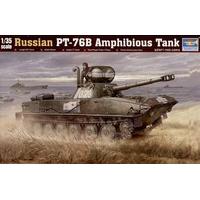 135 trumpeter russian pt 76b light amphibious tank model kit