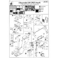 1.35 Eduard Photoetch Chevrolet 30 Cwt Truck (tamiya).