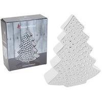 13cm Chrome Plated Christmas Tree Festive Decorative Figure