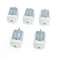 130 Miniature DC Motors Small Motor Small Four-Wheel Motor (5PCS)