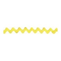 13mm Simplicity Ric Rac Braid Trimming Yellow