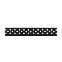 13mm Celebrate Grosgrain With Spots Ribbon Black