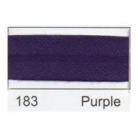 13mm essential trimmings polycotton bias binding tape purple