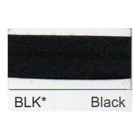 13mm Essential Trimmings Polycotton Bias Binding Tape Black