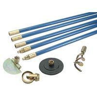 1324 Lockfast 3/4in Drain Rod Set 4 Tools