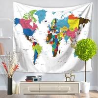 130150cm polyester home wall hanging decor art foreign world map exoti ...