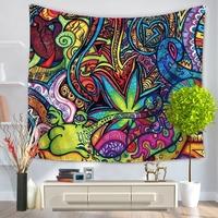 130*150cm Retro Ethnic Style Polyester Tapestry Home Wall Hanging Decor Art Sandy Beach Towel Yoga Mat Blanket Tablecloth Bedspread