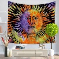 130150cm retro ethnic style polyester tapestry home wall hanging decor ...