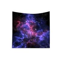 130*150cm Polyester Home Wall Decor Art Starry Sky Stars Printing Hanging Tapestry Beach Throw Towel Blanket Picnic Carpet Bedspread Tablecloth Women 