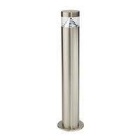 13929 Pyramid LED Exterior Brushed Steel Lamp Post