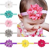 13Pcs/set Baby Girls Lotus Flower Headband Todder Hair Accessories Infant Hairband