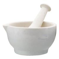 136mm Home Made Ceramic Mortar And Pestle