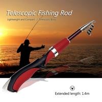 1.4m Telescopic Mini Fishing Rod Folding Rod Pole Portable Fishing Rod Fishing Tackle