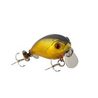 14g 5cm Lifelike Small Hard Fishing Lure Chubby Fatty Crank Bait Tackle with Treble Hooks Diving 1m