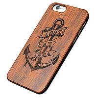147 iPhone 5 Case Case Cover Pattern Embossed Back Cover Case Anchor Hard Wooden for AppleiPhone 7 Plus iPhone 7 iPhone 6s Plus iPhone 6
