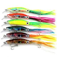 14cm 42g/Pcs Squid Skirts Lure Trolling Hard Artificial Fishing Bait Squid Jigs Lures 1PC