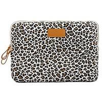 143 156 canvas leopard laptop cover shakeproof case for macbook dell t ...