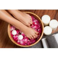 14 instead of 40 for a luxury shellac pedicure from avons hair and bea ...