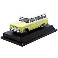 1/43 1966 Chevy Suburban - Yellow With White Roof