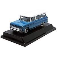 1/43 1966 Chevy Suburban - Blue With White Roof