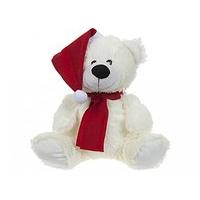 14 sitting santa bear soft toy
