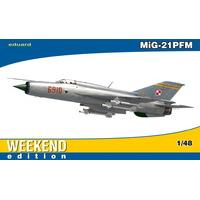 1:48 Eduard Kits Weekend Mig 21pfm Model Kit