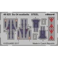1:48 Eduard Photoetch Su35 Steel Seatbelts