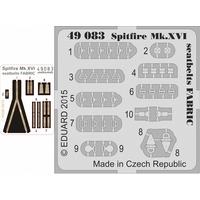 148 eduard photoetch fabric spitfire mkxvi seatbelts detail kit