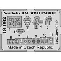 1:48 Fabric Seatbelts Raf WWII Model Kit