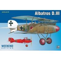 1:48 Eduard Weekend Edition Albatros D.iii Aircraft Model Kit