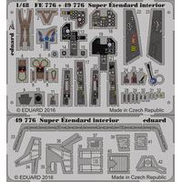 148 eduard photoetch super etendard interior detail set kinetic