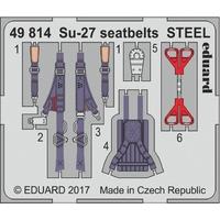 1:48 Eduard Photoetch Su27 Seatbelts Steel