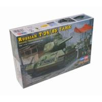 1:48 Russian T-34 85 1944 Tank With Angle-jointed Turret