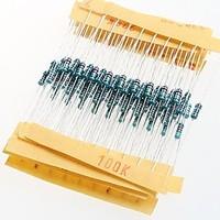 1/4W Resistance Metal Film Resistors 1% 10R-1M (30 x 10Pcs)