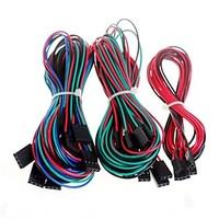 14pcs Complete Wiring Cables for 3D Printer Reprap RAMPS 1.4 Endstops Thermistors Motor