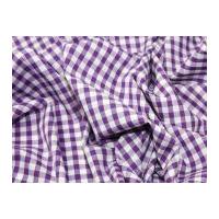 14 check corded gingham dress fabric purple