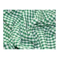 14 check corded gingham dress fabric emerald green