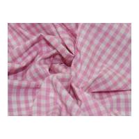 14 check corded gingham dress fabric pale pink