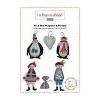 14 days a week easy sewing pattern mr mrs penguins the pirates