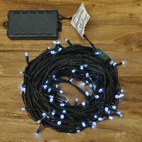 140 LED Multi-Action White String Lights (Battery) by Kingfisher