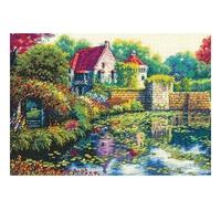 14\'\' Gold Collection English Castle Counted Cross Stitch Kit