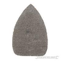 140mm x 100mm 10pk 40 grit hook loop mesh triangle sheets