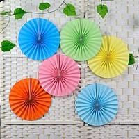 14 inch decorative crafts 35cm 1pcs flower origami paper fan wedding d ...