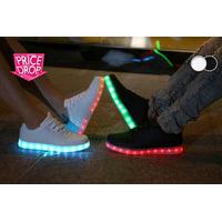 £14.99 instead of £162.01 (from Kequ) for a pair of light-up LED trainers - choose either black or white and save 91%