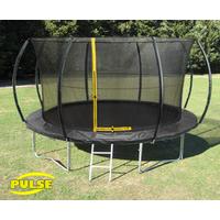 14ft pulse black trampoline